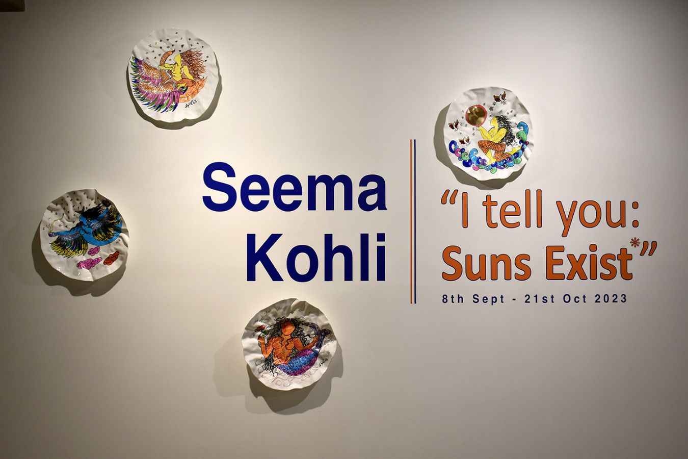 I Tell You: Suns Exist - solo exhibition by Seema Kohli